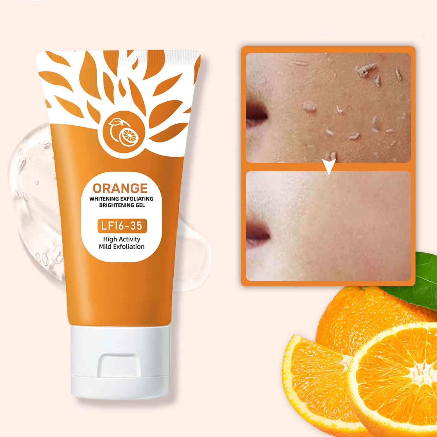 Orange Exfoliating Gel for Face & Body